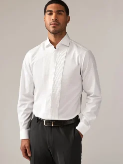 Pleated Bib Front Dress Shirt<Joules Hot