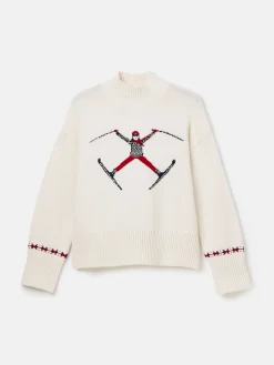 Abigail High Neck Intarsia Ski Jumper<Joules New
