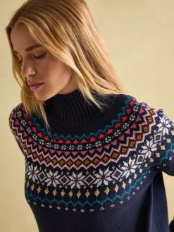 Alba Fair Isle Jumper<Joules