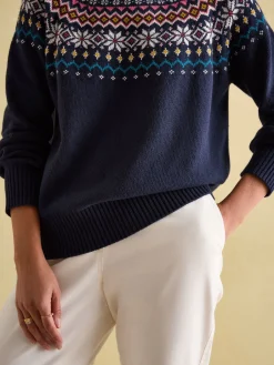 Alba Fair Isle Jumper<Joules