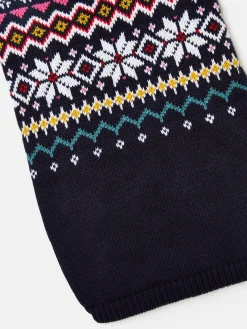 Alba Knitted Fair Isle Dog Jumper<Joules Discount