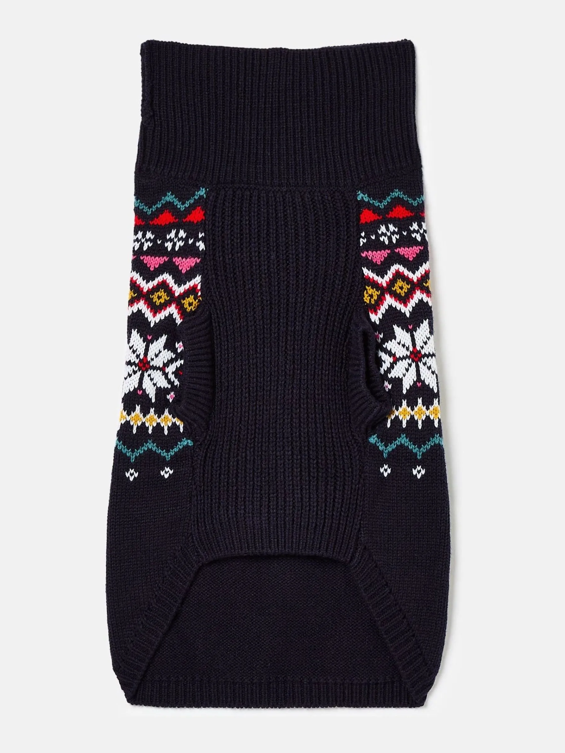 Alba Knitted Fair Isle Dog Jumper<Joules Discount