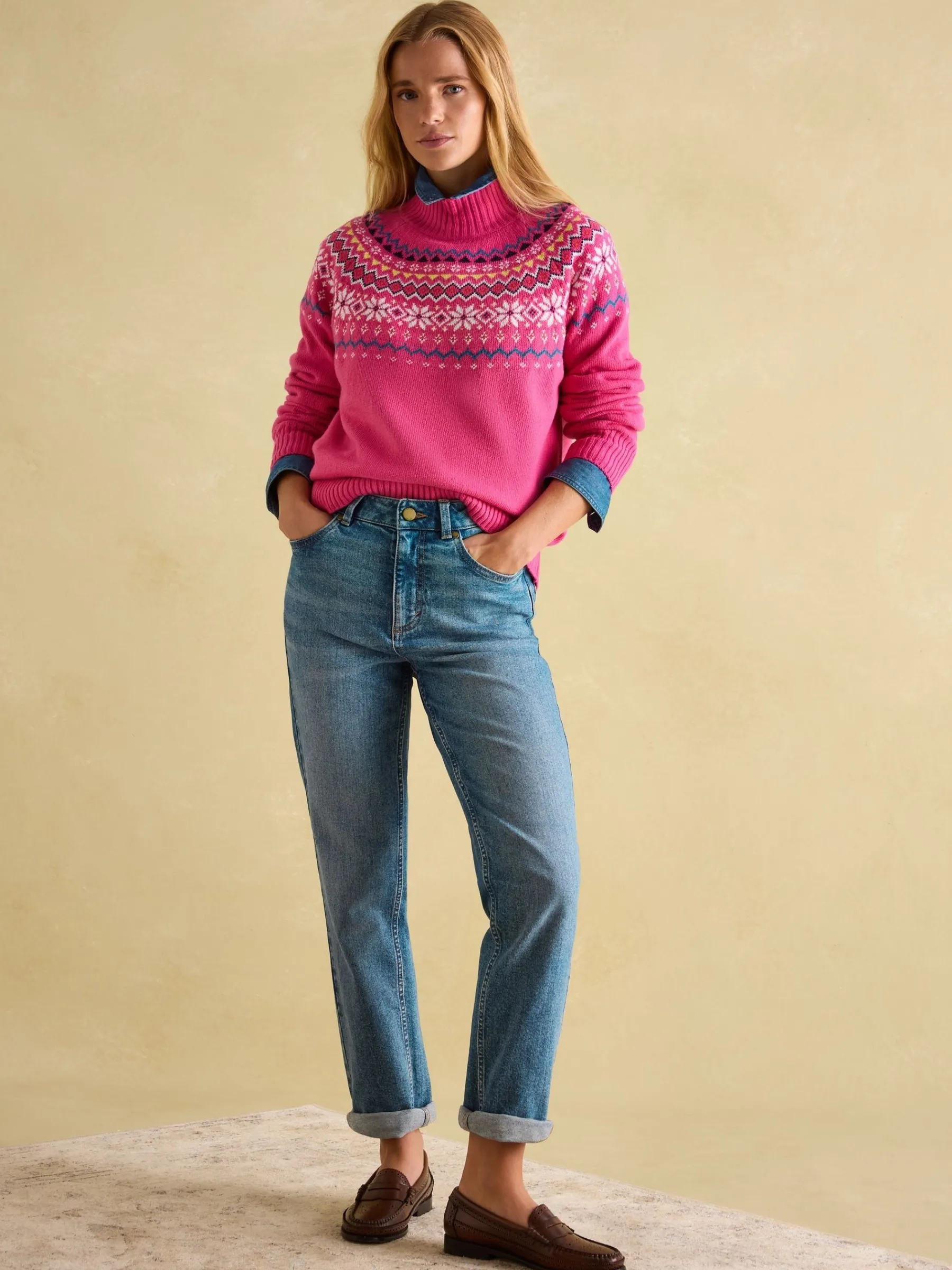 Alba Fair Isle Jumper<Joules Best