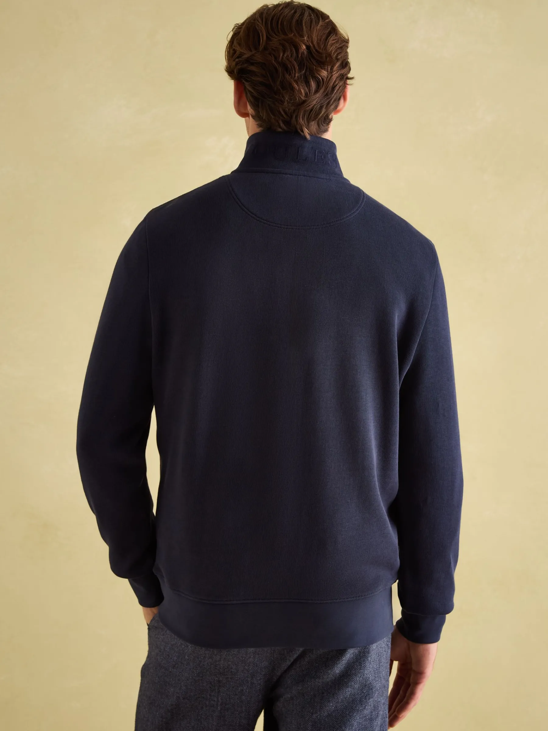 Alistair Quarter Zip Cotton Sweatshirt<Joules Online