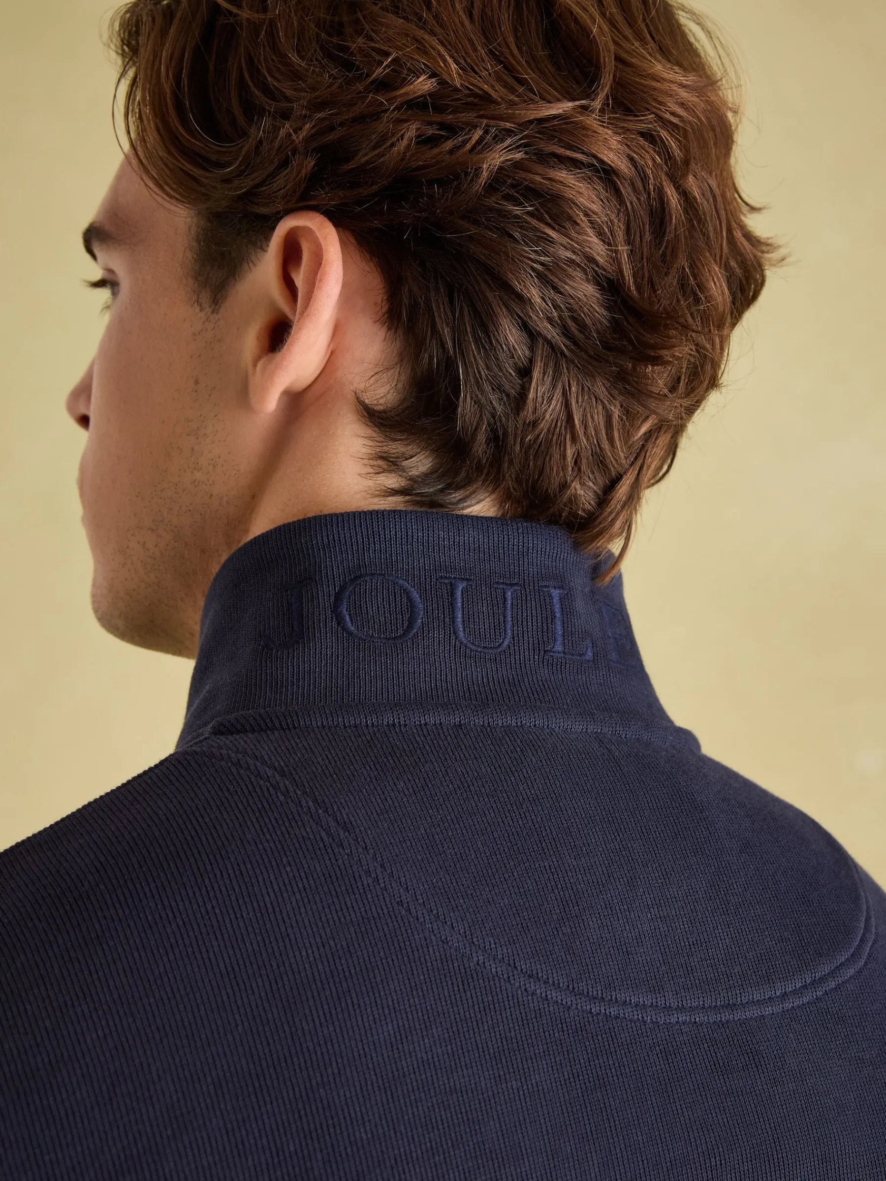 Alistair Quarter Zip Cotton Sweatshirt<Joules Online