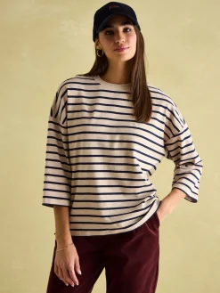 Amelia Top with 3/4 Length Sleeves<Joules Outlet