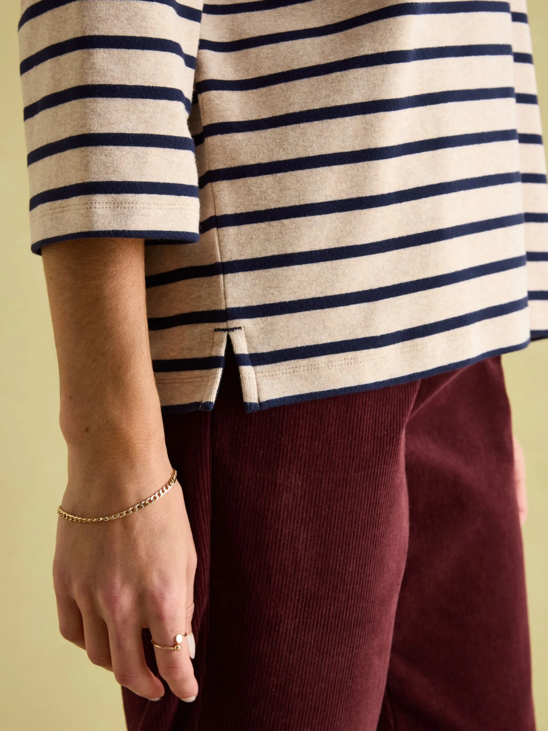 Amelia Top with 3/4 Length Sleeves<Joules Outlet