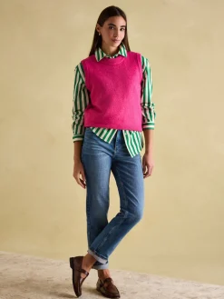 Amilla Green & Cream Stripe Shirt<Joules Best