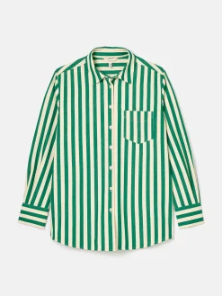 Amilla Green & Cream Stripe Shirt<Joules Best