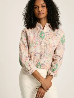 Amilla 100% Linen Shirt<Joules Clearance