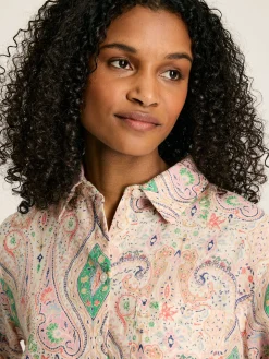 Amilla 100% Linen Shirt<Joules Clearance