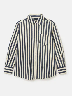 Amilla Navy & Cream Stripe Shirt<Joules New