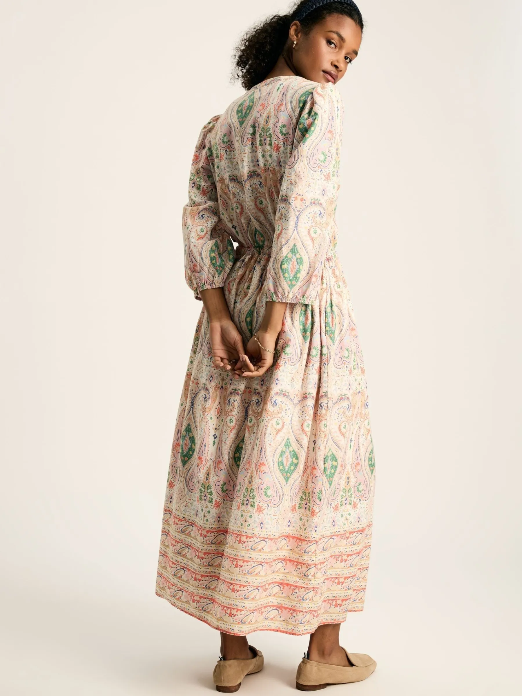 Anais Paisley Printed Maxi Dress<Joules Best