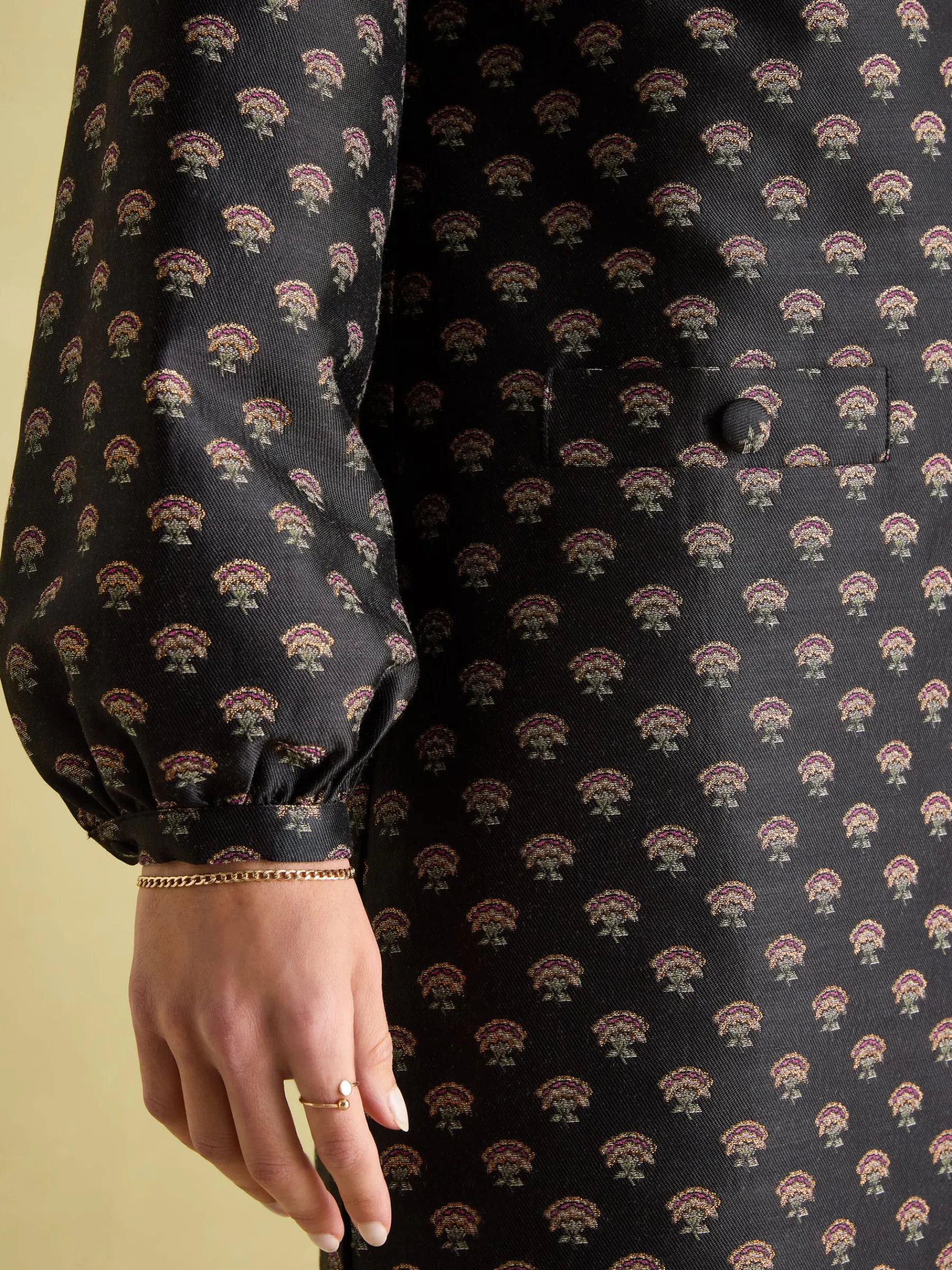 Annalise Jacquard A-Line Dress<Joules Best