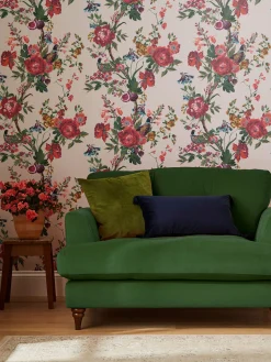 Antique Creme Forest Chinoiserie 10M Wallpaper<Joules Sale