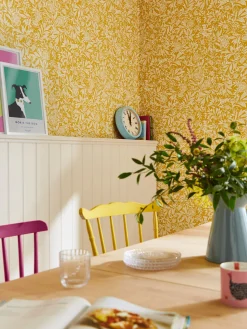 Antique Gold Twilight Ditsy 10M Wallpaper<Joules Discount