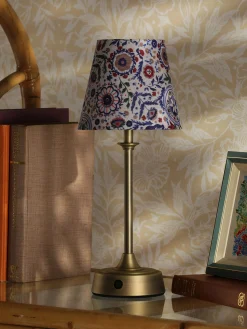 Apsley Blue Print Rechargable LED Lamp<Joules Hot