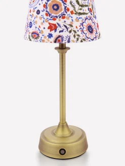 Apsley Blue Print Rechargable LED Lamp<Joules Hot
