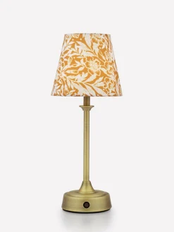 Apsley Gold Print Rechargable LED Lamp<Joules New