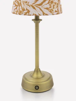Apsley Gold Print Rechargable LED Lamp<Joules New