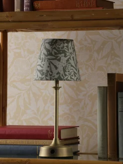 Apsley Green Print Rechargable LED Lamp<Joules Clearance