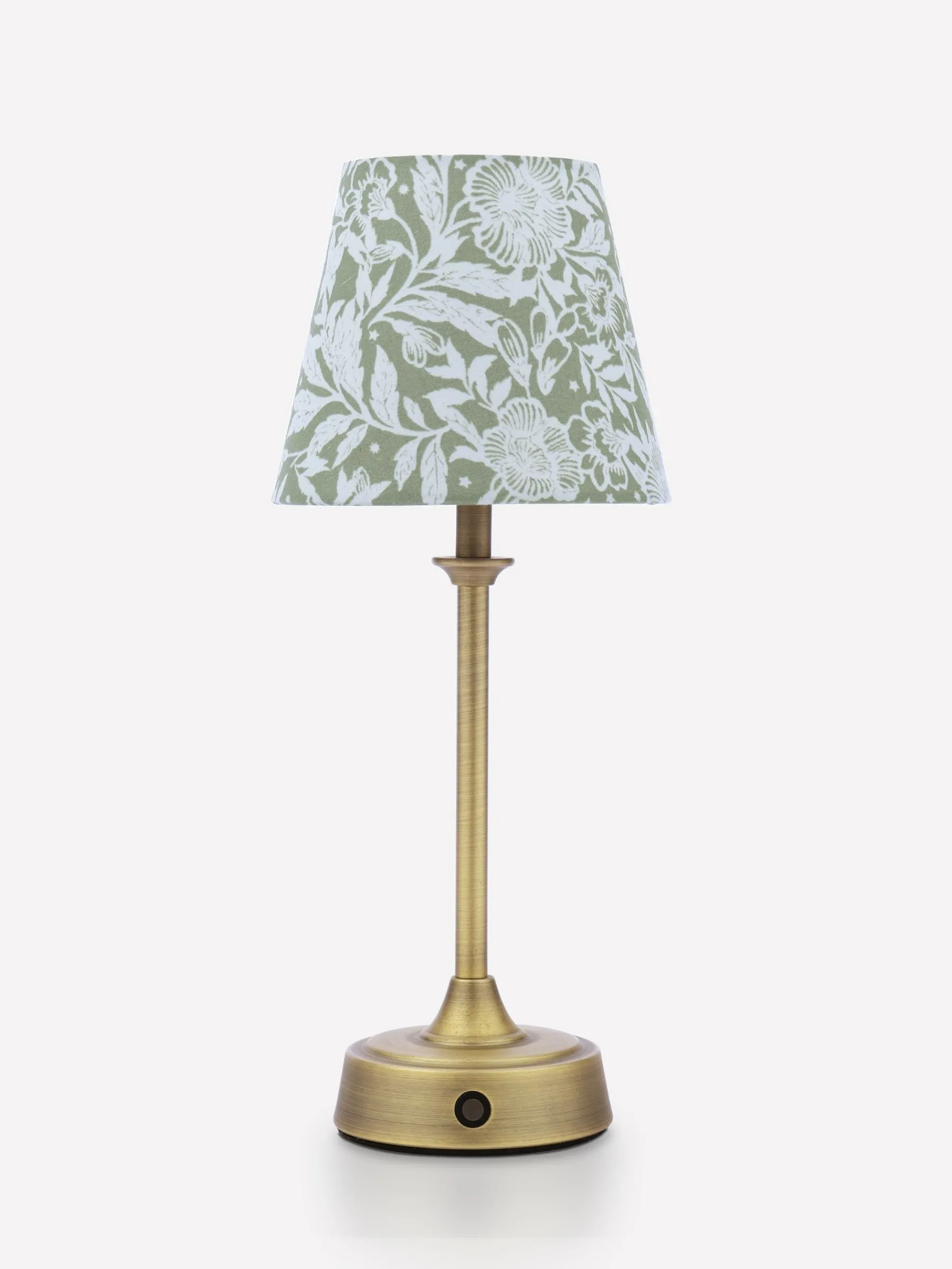 Apsley Green Print Rechargable LED Lamp<Joules Clearance