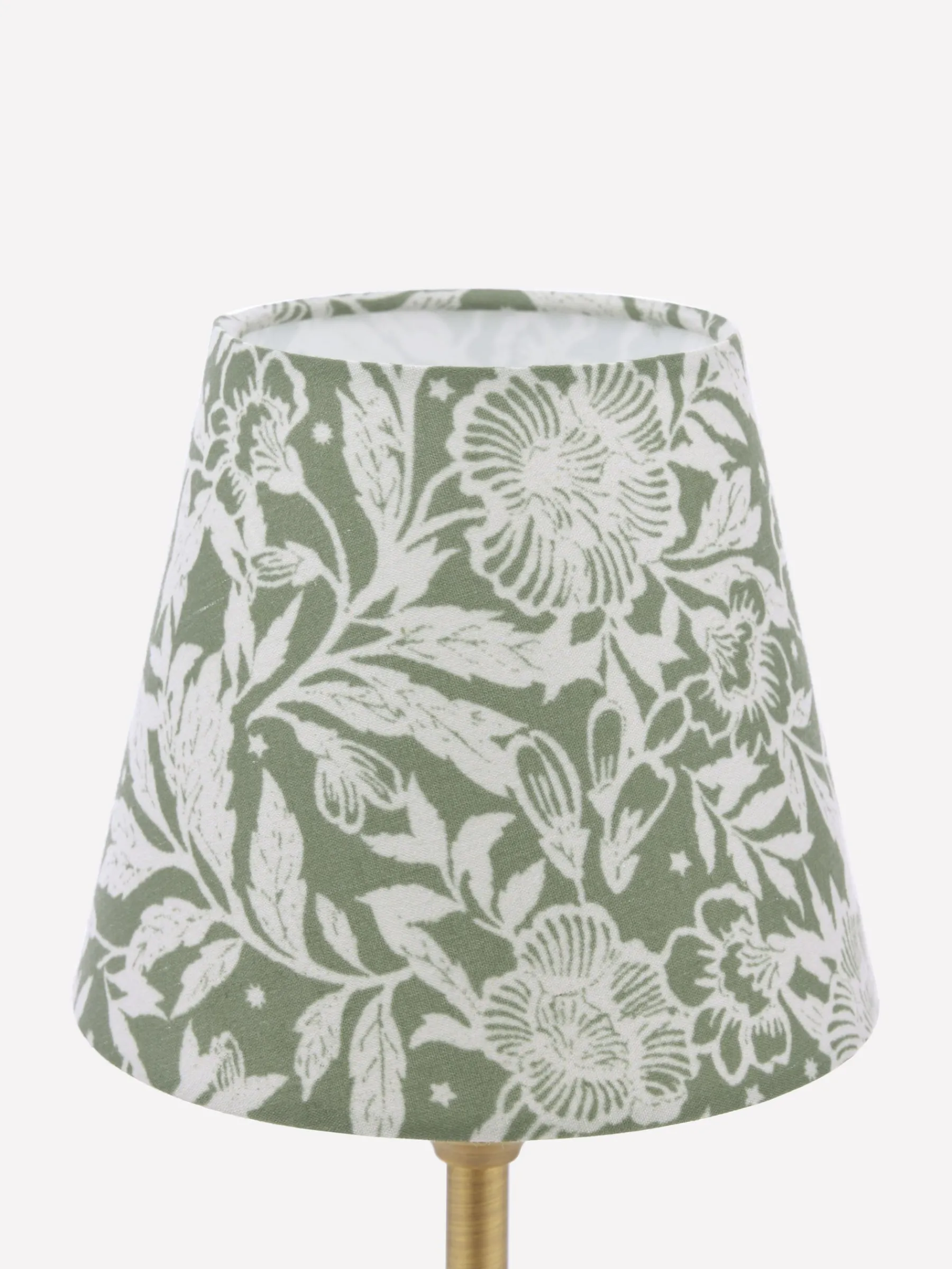 Apsley Green Print Rechargable LED Lamp<Joules Clearance