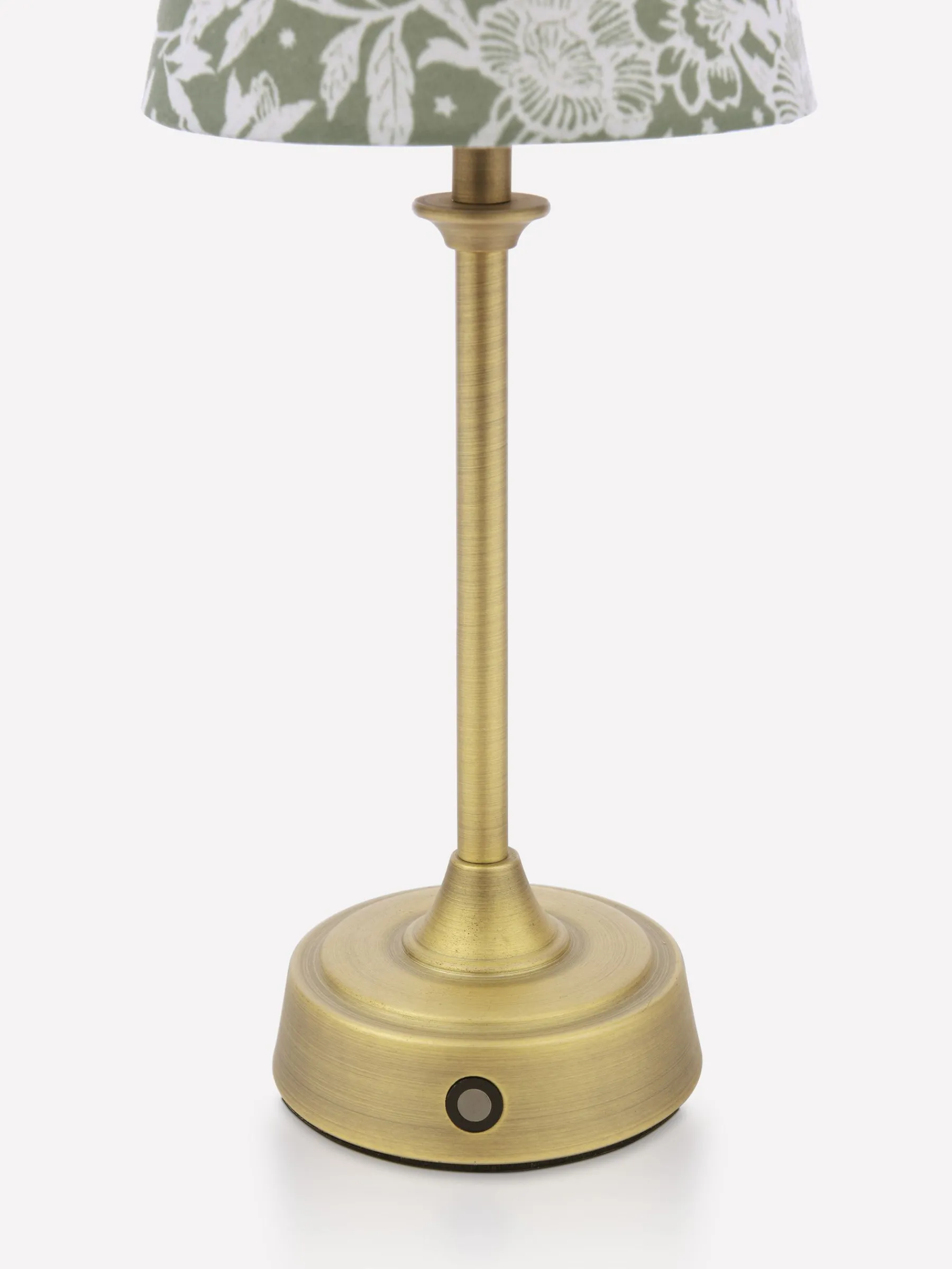 Apsley Green Print Rechargable LED Lamp<Joules Clearance