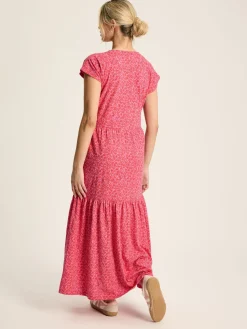 Ariana Jersey Tiered Dress<Joules Outlet