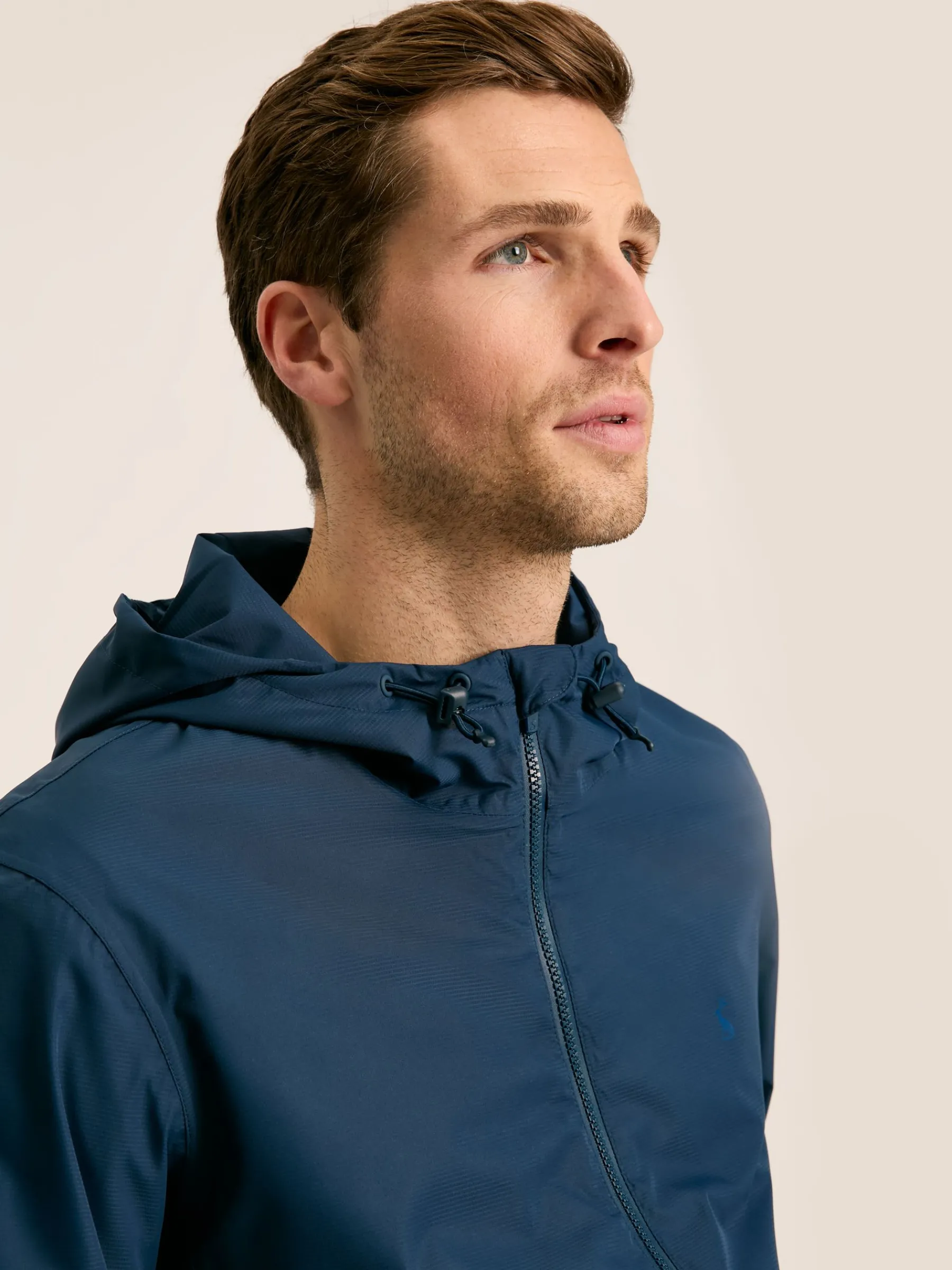 Arlow Navy Blue Lightweight Waterproof Coat<Joules New