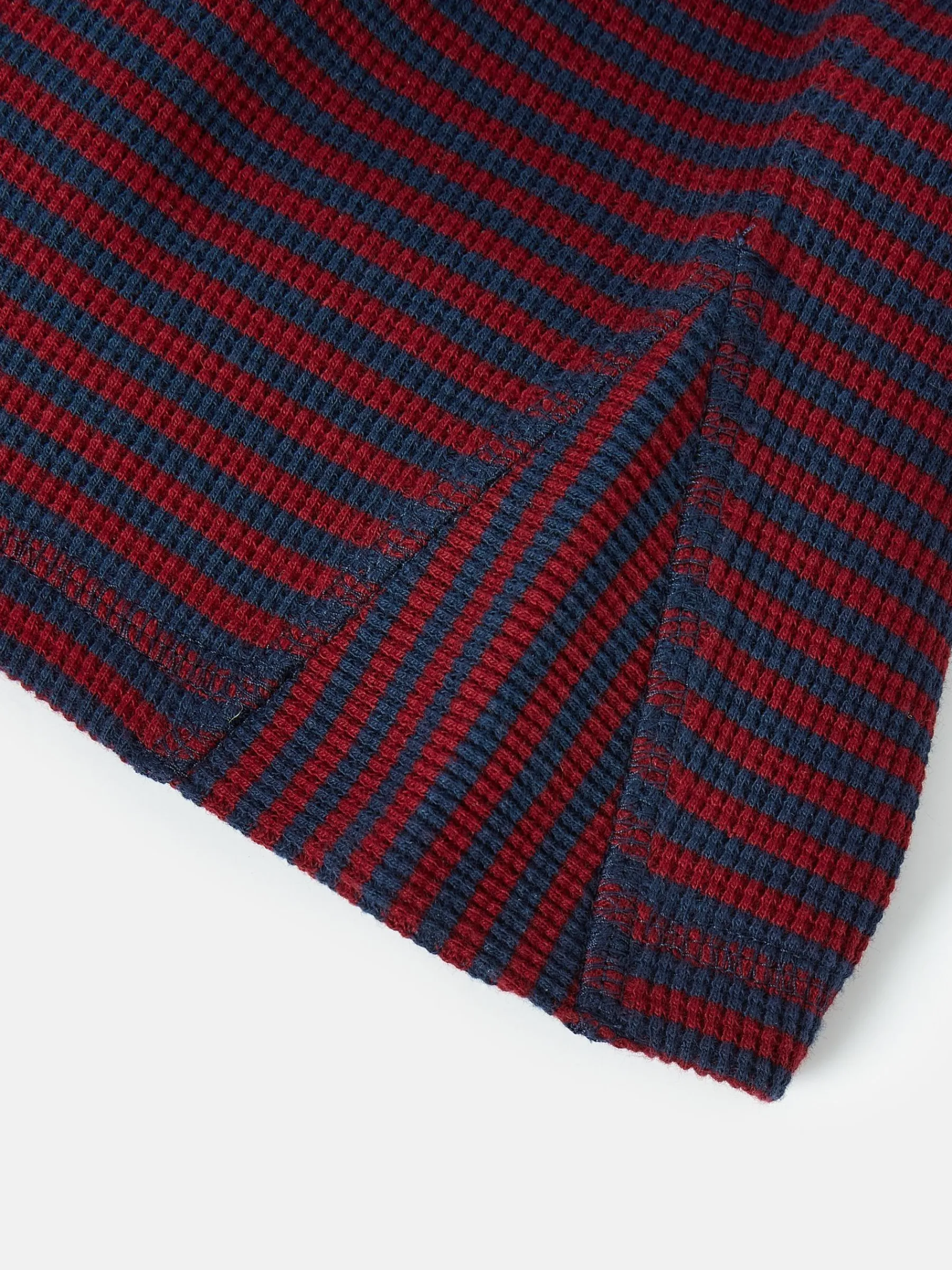 Arthur Berry Red & Navy Stripe Henley Top<Joules Clearance