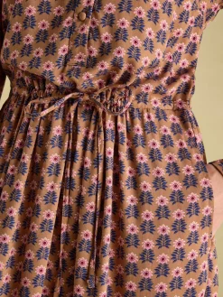 Aster Tie Waist Midi Dress<Joules Sale