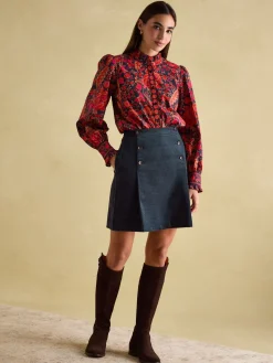 Auretta Frill Neck Blouse<Joules Clearance