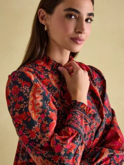 Auretta Frill Neck Blouse<Joules Clearance