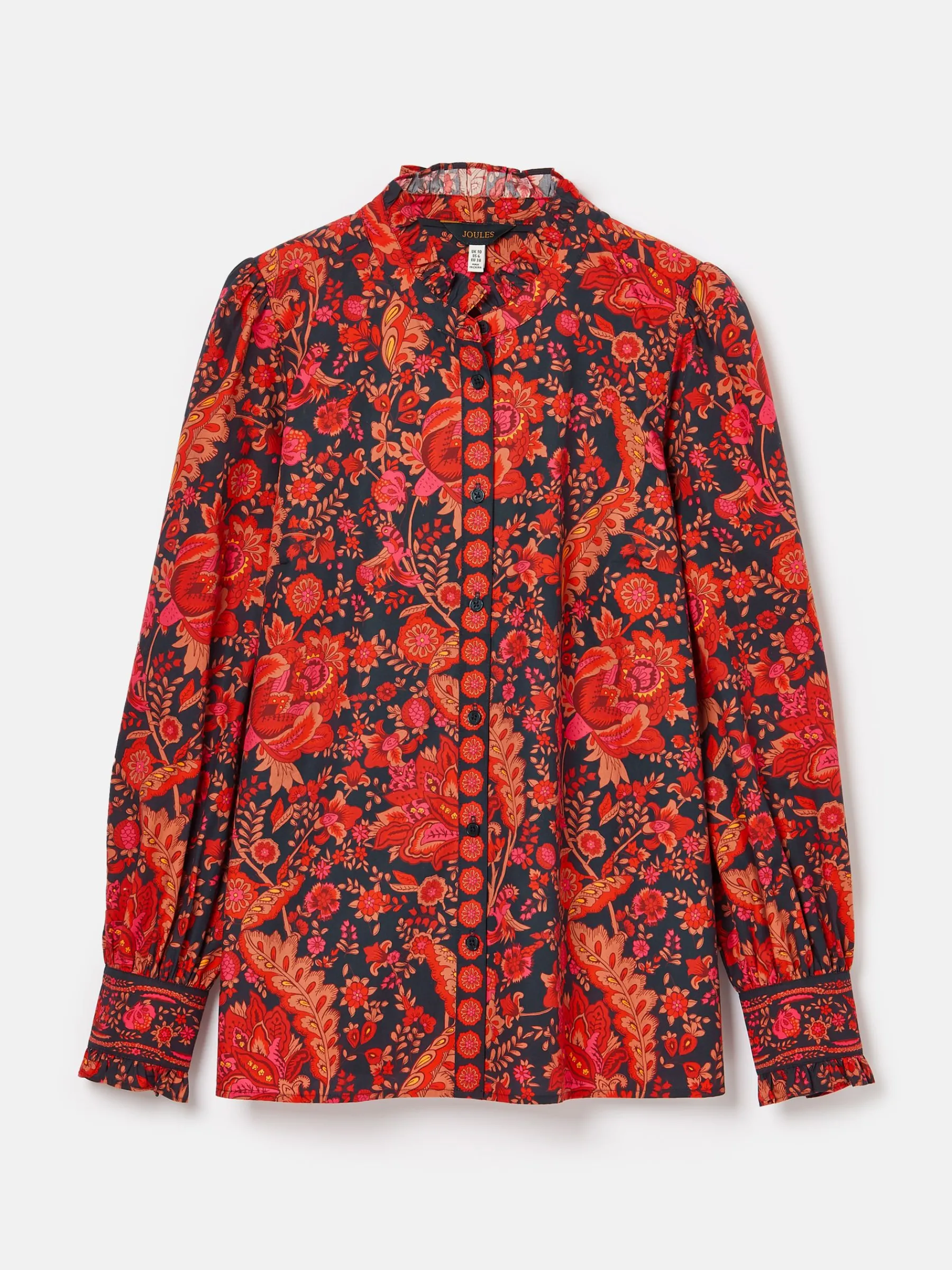 Auretta Frill Neck Blouse<Joules Clearance