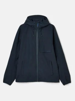Ayston Navy Blue Lightweight Waterproof Coat<Joules