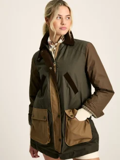 Banbury Showerproof Dry Wax Coat<Joules Clearance