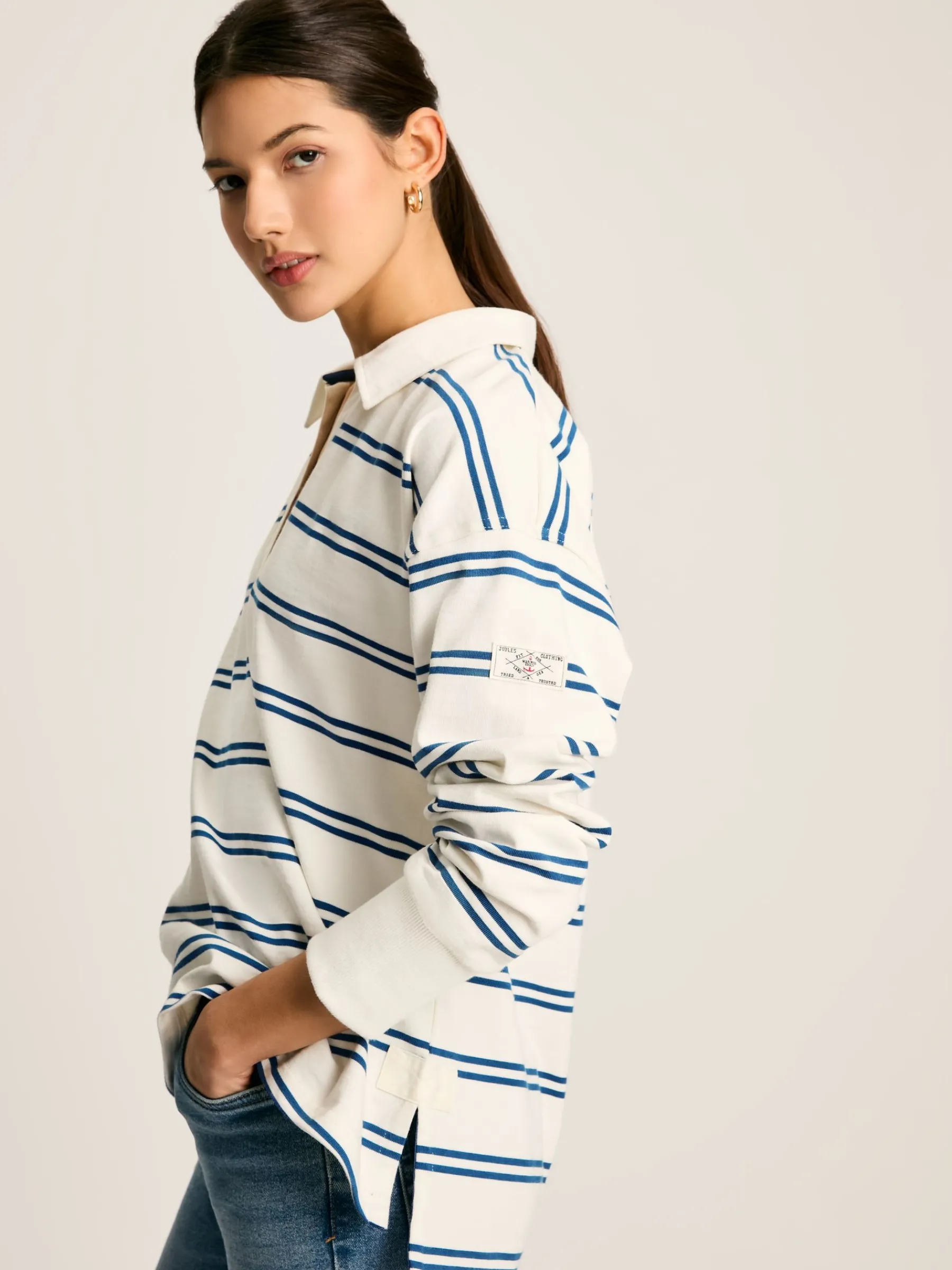 Bayside Cotton Deck Shirt<Joules Online