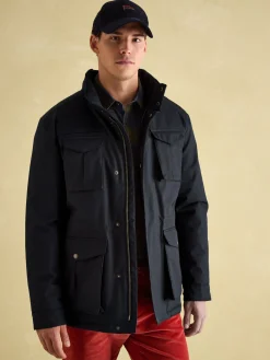 Beckett Waterproof Field Coat With Packable Hood<Joules Hot