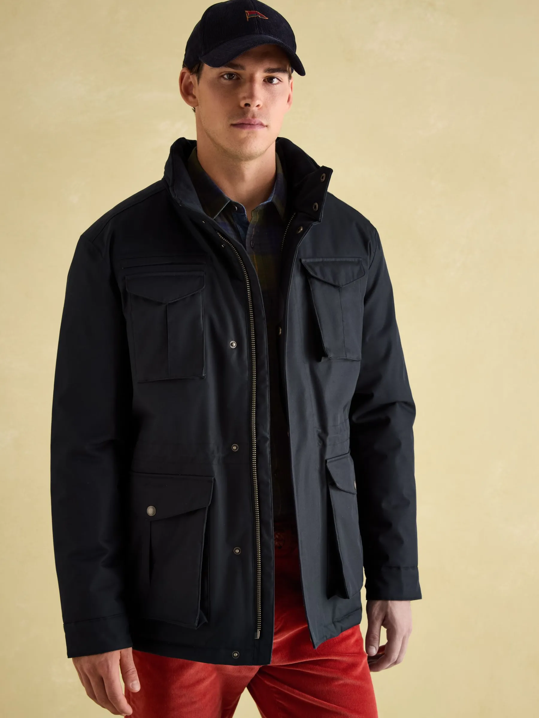 Beckett Waterproof Field Coat With Packable Hood<Joules Hot