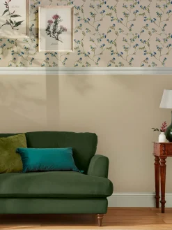 Beige Natural Plain 10M Wallpaper<Joules Clearance