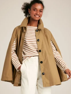 Bibury Tan Brown Waterproof Cape Coat<Joules Outlet