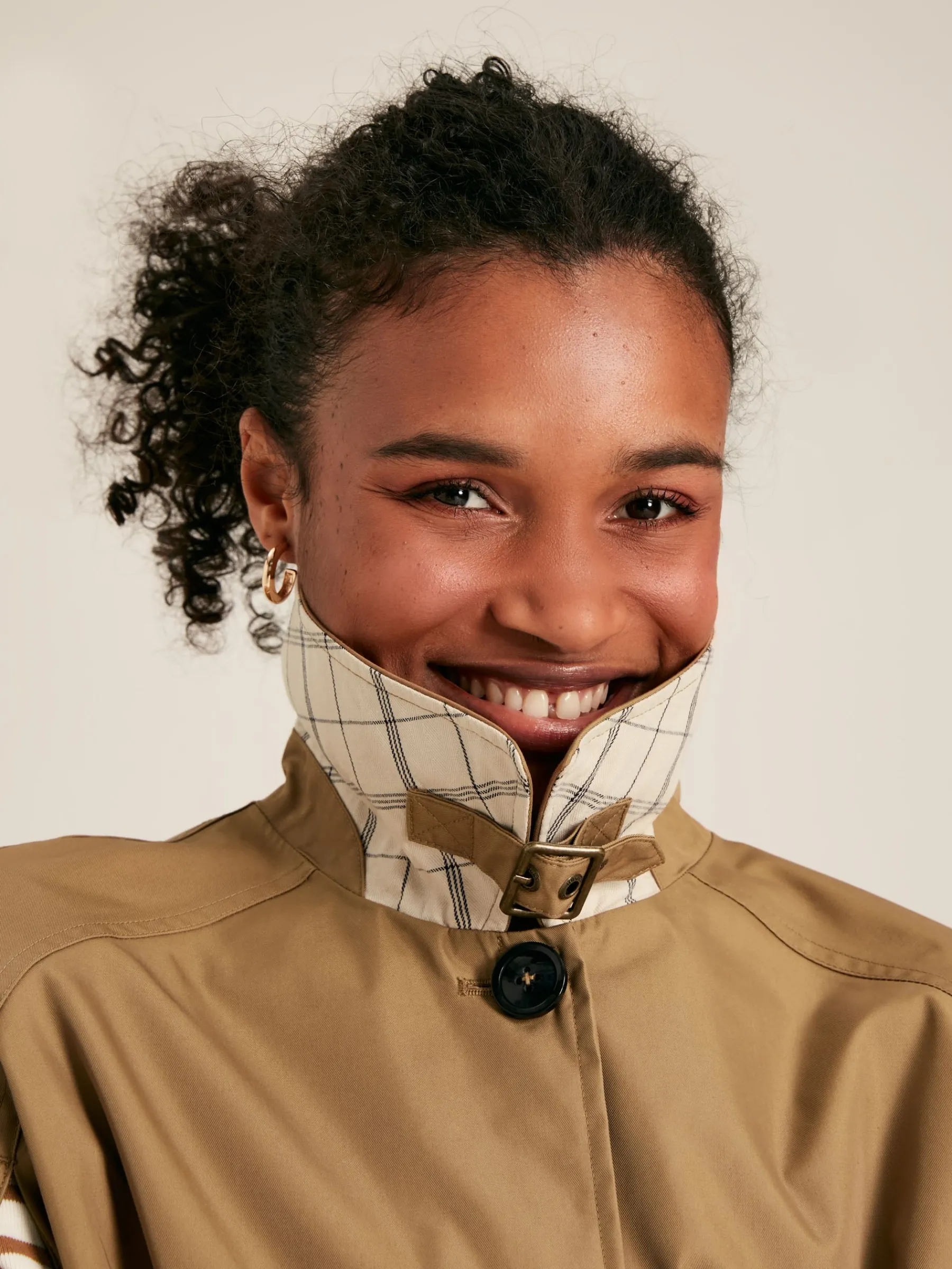 Bibury Tan Brown Waterproof Cape Coat<Joules Outlet