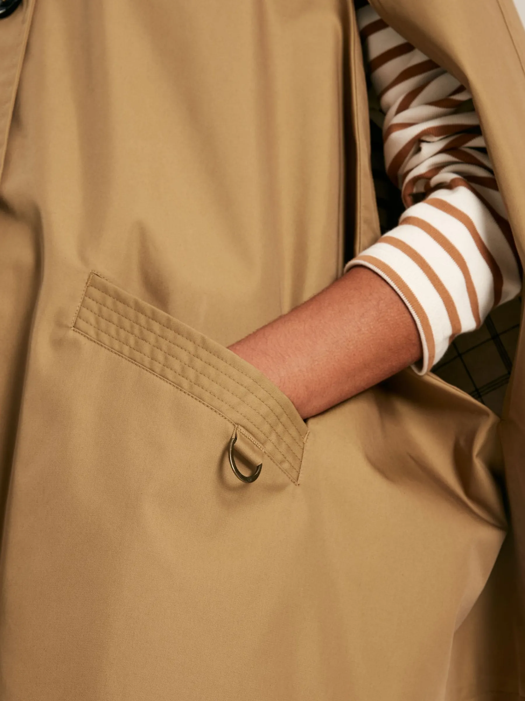 Bibury Tan Brown Waterproof Cape Coat<Joules Outlet