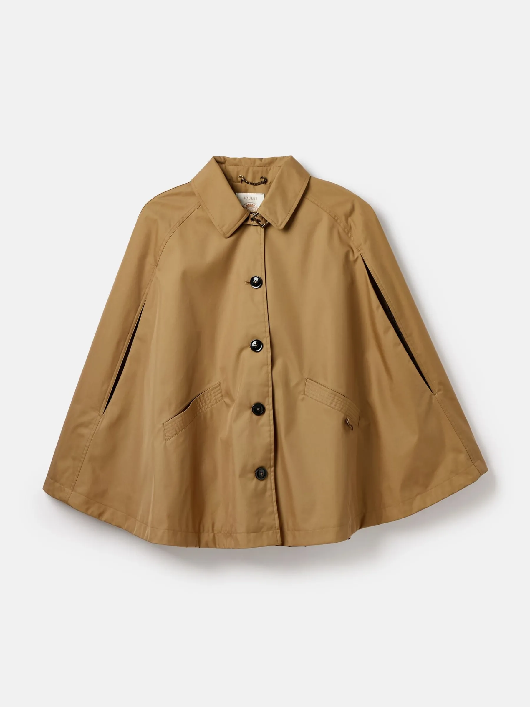 Bibury Tan Brown Waterproof Cape Coat<Joules Outlet