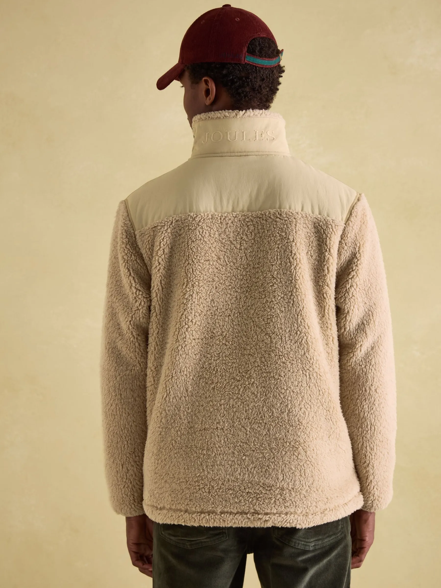 Billy Quarter Zip Borg Fleece Sweatshirt<Joules Online