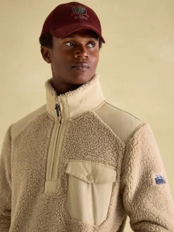 Billy Quarter Zip Borg Fleece Sweatshirt<Joules Online