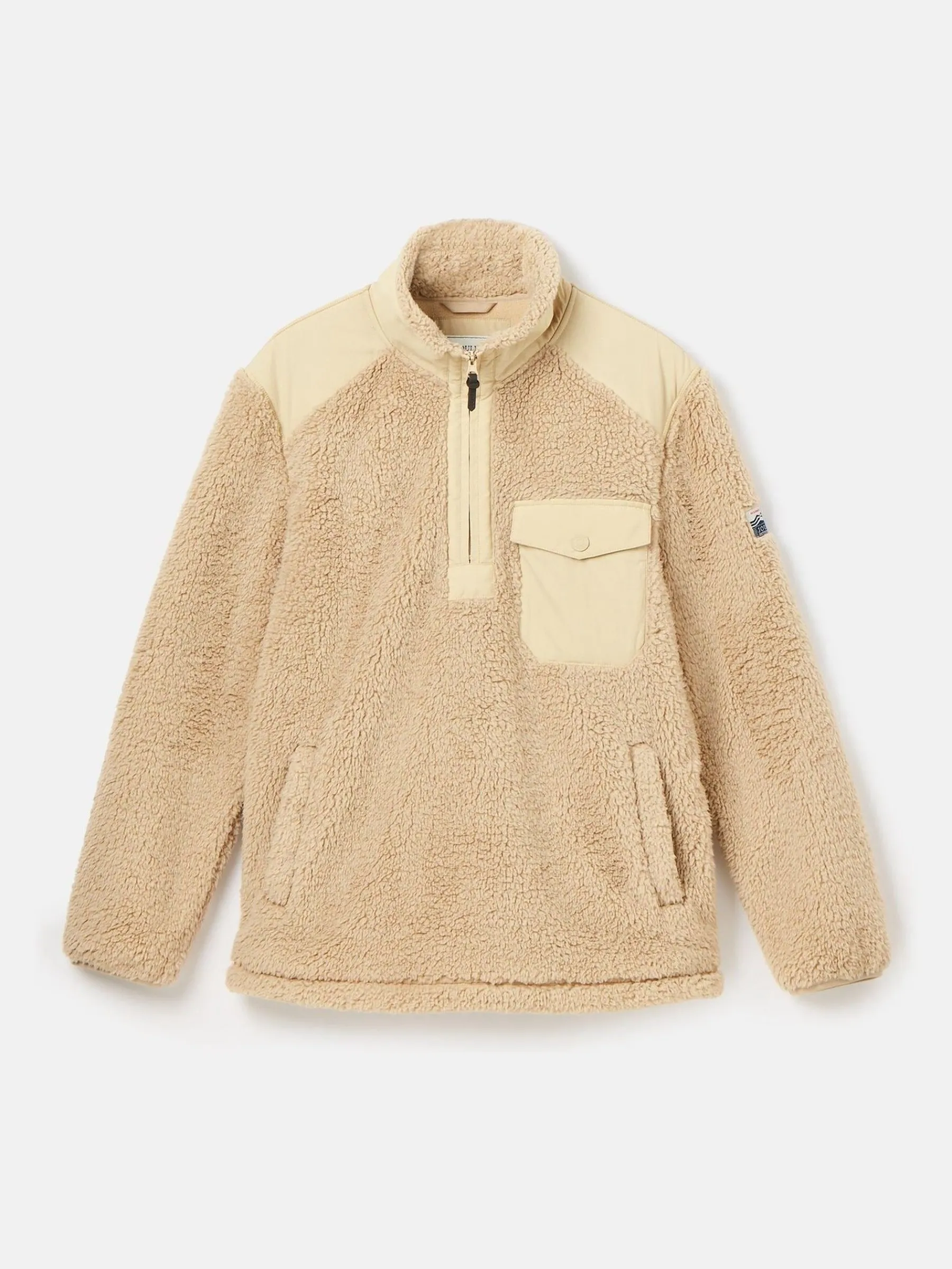 Billy Quarter Zip Borg Fleece Sweatshirt<Joules Online