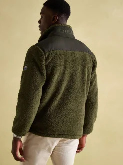Billy Quarter Zip Borg Fleece Sweatshirt<Joules