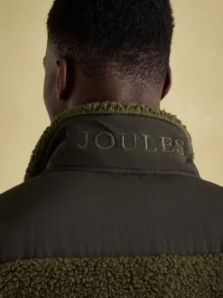 Billy Quarter Zip Borg Fleece Sweatshirt<Joules